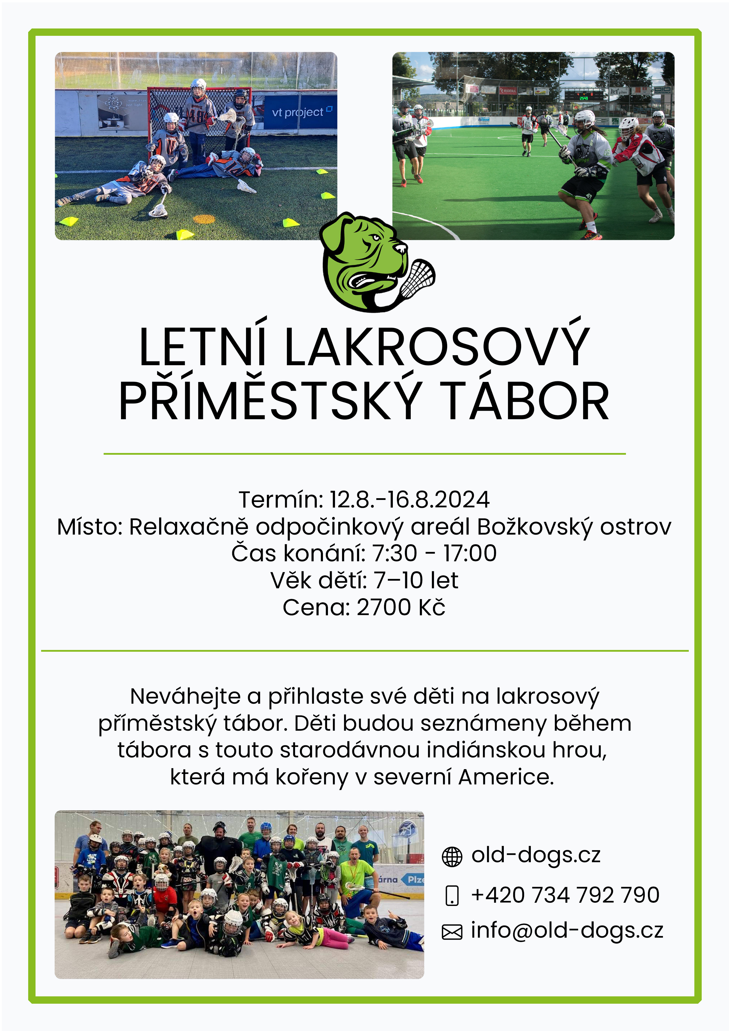 Prázdninový příměstský tábor pořádaný Old dogs Plzeň